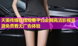 天美传媒在线观看平台全网高清影视资源免费看无广告体验