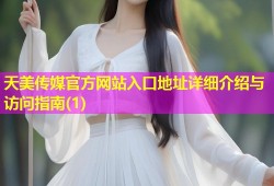 天美传媒官方网站入口地址详细介绍与访问指南(1)