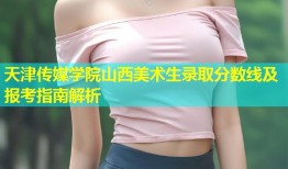 天津传媒学院山西美术生录取分数线及报考指南解析