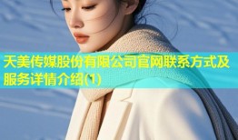天美传媒股份有限公司官网联系方式及服务详情介绍(1)