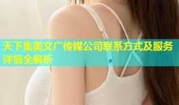 天下集美文广传媒公司联系方式及服务详情全解析