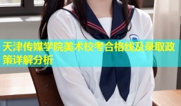 天津传媒学院美术校考合格线及录取政策详解分析