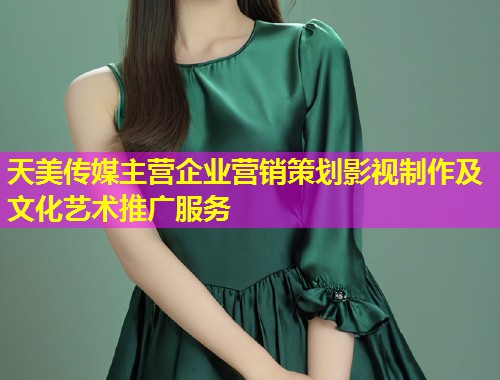 天美传媒主营企业营销策划影视制作及文化艺术推广服务