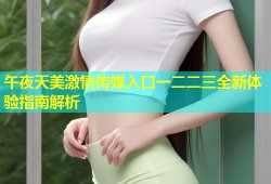 午夜天美激情传媒入口一二二三全新体验指南解析