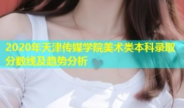 2020年天津传媒学院美术类本科录取分数线及趋势分析